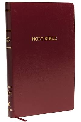 Picture of KJV, Thinline Reference Bible, Leather-Look, Burgundy, Red Letter Edition