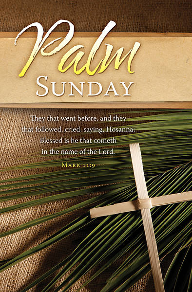 Picture of Blessed is He Palm Sunday Bulletin