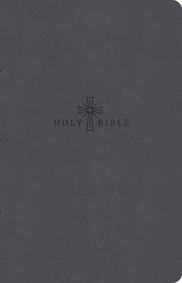 KJV Premium Gift Bible, Charcoal Leathertouch
