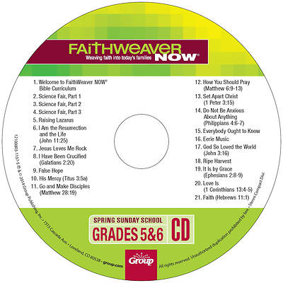 Picture of FaithWeaver Now Grade 5-6 CD Spring 2023