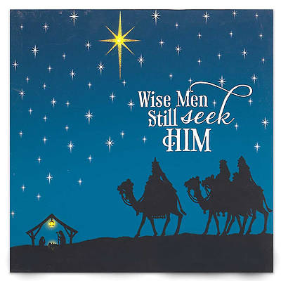 Picture of Wall Canvas - Wise Men 12x12