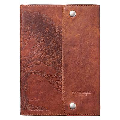 Picture of Journals Classic Full Grain Genuine Leather W/Buttons Brown