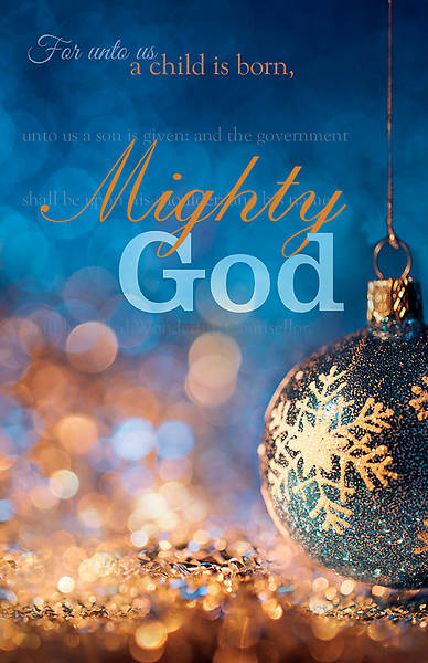 Picture of Shall Be Called Mighty God Christmas Regular Size Bulletin