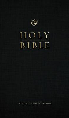 Picture of ESV Church Bible, Large Print, Red Letter (Hardcover, Black)