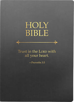 Picture of Kjver Holy Bible, Trust in the Lord Life Verse Edition, Large Print, Black Ultrasoft