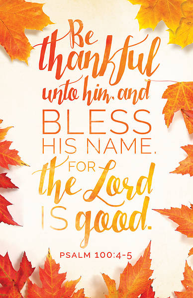 Picture of Be Thankful Thanksgiving Bulletin Regular