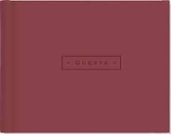 Picture of Burgundy Guest Book