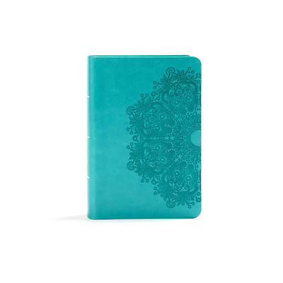 Picture of KJV Large Print Compact Reference Bible, Teal Leathertouch