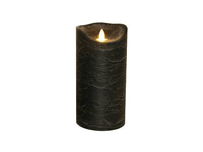Picture of Marvelous Lights Black Flameless Candle 4" x 8"