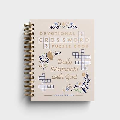 Picture of Daily Moments with God Devotional Crossword Puzzle Book