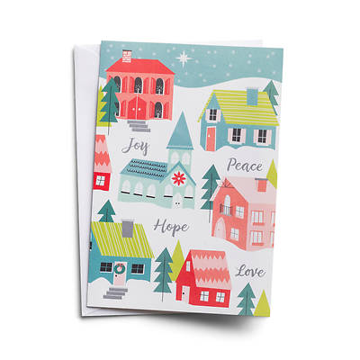 Picture of Joy Village Boxed Christmas Card