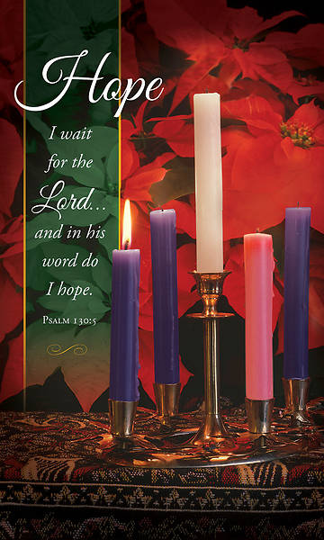 Picture of Hope I Wait for Lord Advent Banner 3x5 Fabric