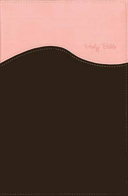 Picture of NIV, Gift Bible, Imitation Leather, Pink/Brown, Indexed, Red Letter Edition