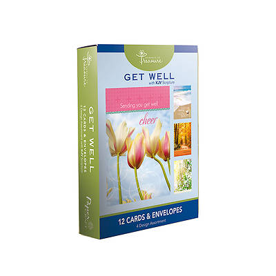 Picture of Boxed Get Well Cards (Pack of 12) - Tulips
