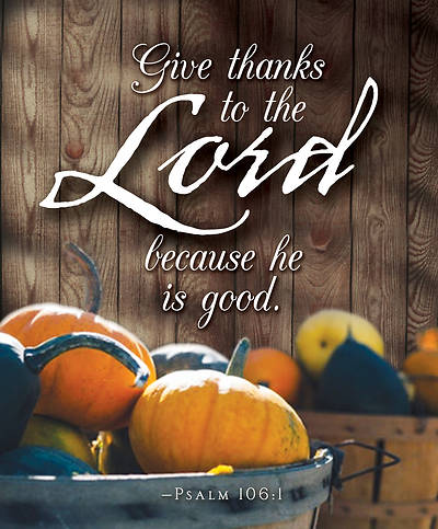 Picture of Give Thanks Thanksgiving Bulletin Large (Pkg of 50)
