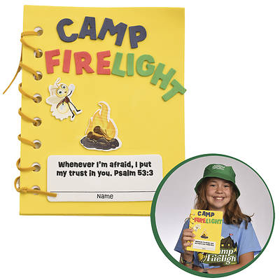 Picture of Vacation Bible School (VBS) 2024 Camp Firelight Camp Journal Craft (Pkg of 12)