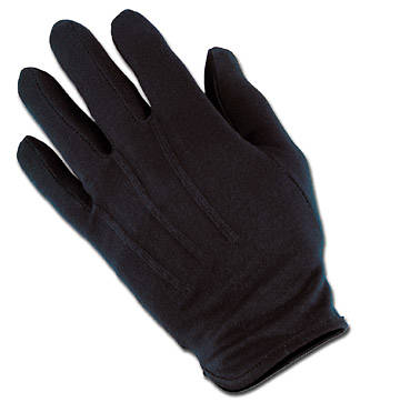 Picture of Plastic Dot Handbell Small Black Gloves