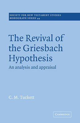 Picture of Revival Griesbach Hypothes