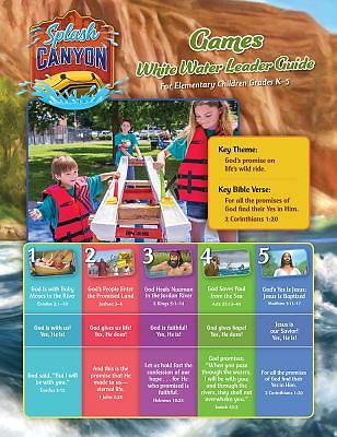 Picture of Vacation Bible School (VBS) 2018 Splash Canyon Game Guide