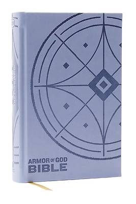 Picture of KJV Armor of God Bible, Blue/Gray Leathersoft (Children's Bible, Red Letter, Comfort Print, Holy Bible)