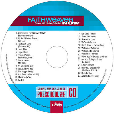 Picture of FaithWeaver Now Preschool CD Spring 2023