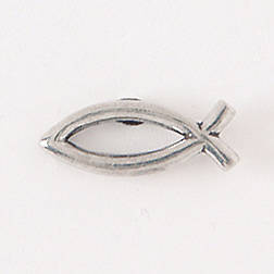 Picture of Pewter Lapel Pin - Open Fish