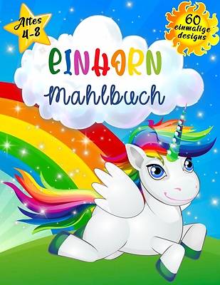 Picture of Einhorn Malbuch für Kinder im Alter von 4-8 Jahren