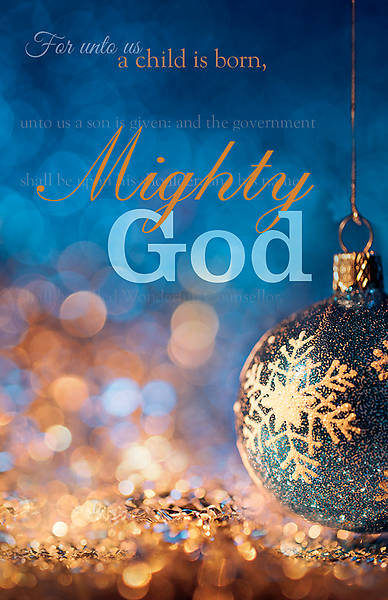 Picture of Shall Be Called Mighty God Christmas Legal Size Bulletin
