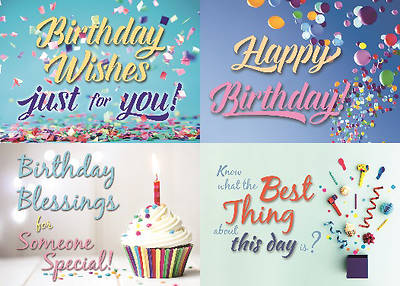 Picture of Lets Party Birthday Boxed Cards