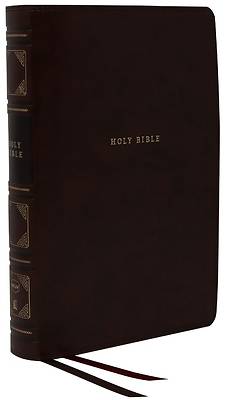 Picture of Nkjv, Reference Bible, Classic Verse-By-Verse, Center-Column, Leathersoft, Black, Red Letter Edition, Comfort Print