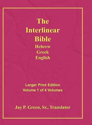Picture of Interlinear Hebrew Greek English Bible, Volume 1 of 4 Volumes, Larger Print, Hardcover