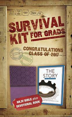 Picture of NKJV, 2017 Survival Kit for Grads, Girls' Edition, Purple, Red Letter Edition