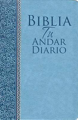 Picture of Biblia Tu Andar Diario Piel ESP. Color Azul Marino