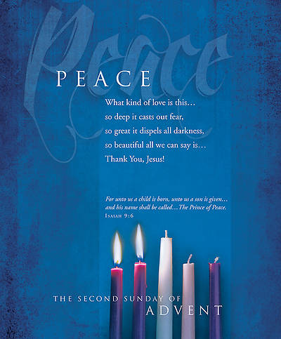 Picture of Advent Peace Bulletin Isaiah 9:6 Large 8.5" x 14" (Package of 100) - WEEK 2