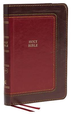 Picture of KJV, Thinline Bible, Compact, Imitation Leather, Burgundy, Red Letter Edition