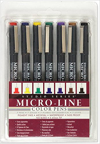 Picture of Studio Series Colored Micro-Line Pen Set (Set of 7)