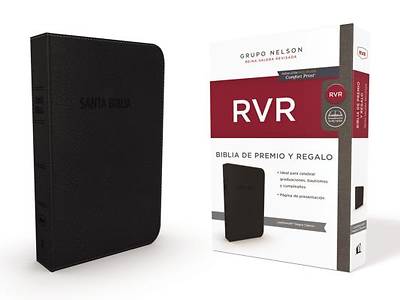 Picture of Biblia de Premio y Regalo Reina Valera Revisada, Leathersoft, Negra Clásica