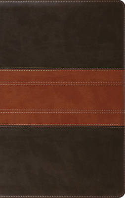 Picture of ESV Large Print Personal Size Bible (Trutone, Forest/Tan, Trail Design)