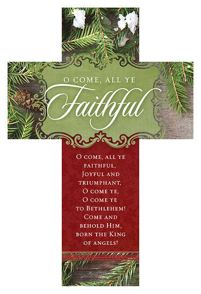 Picture of O Come, All Ye Faithful Cross Bookmark