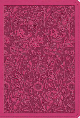 Picture of ESV Large Print Compact Bible (Trutone, Berry, Floral Design)