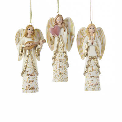 Picture of Inspirational Angel Ornament 5" (3 Various designs)