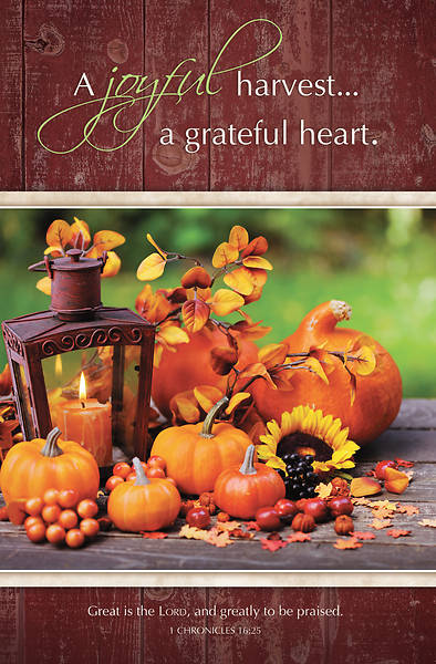 Picture of A Joyful Harvest Thanksgiving Bulletin Regular