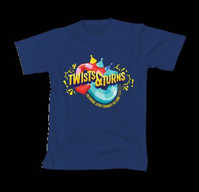 Picture of Vacation Bible School VBS 2023 Twists & Turns Theme TShirt Adult 3XL