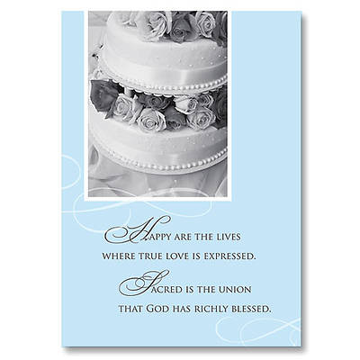Picture of Wedding Cake Card Pkg 6