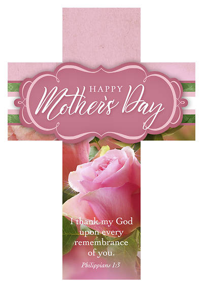 Picture of Happy Mother's Day Cross Bookmark  - Pkg of 25