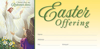 Picture of My Redeemer Lives Easter Offering Envelope