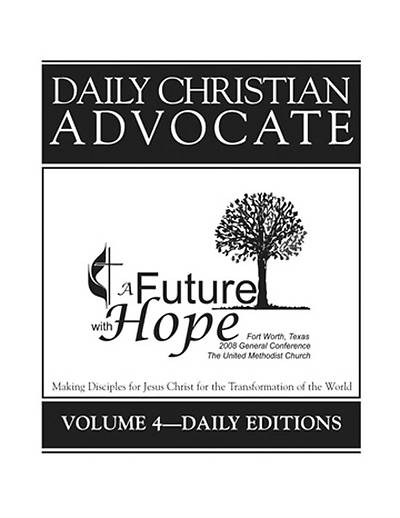 Picture of 2008 Daily Christian Advocate, Volume 4, Number 1, April 23, 2008