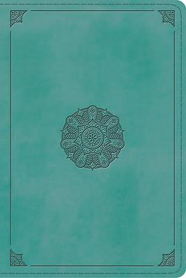 Picture of ESV Study Bible, Personal Size (Trutone, Turquoise, Emblem Design)