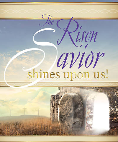 Picture of Risen Savior Sunrise Easter Bulletin Large (Pkg of 50)