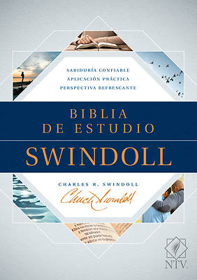 Picture of Biblia de Estudio Swindoll Ntv (Tapa Dura, Azul, Índice)